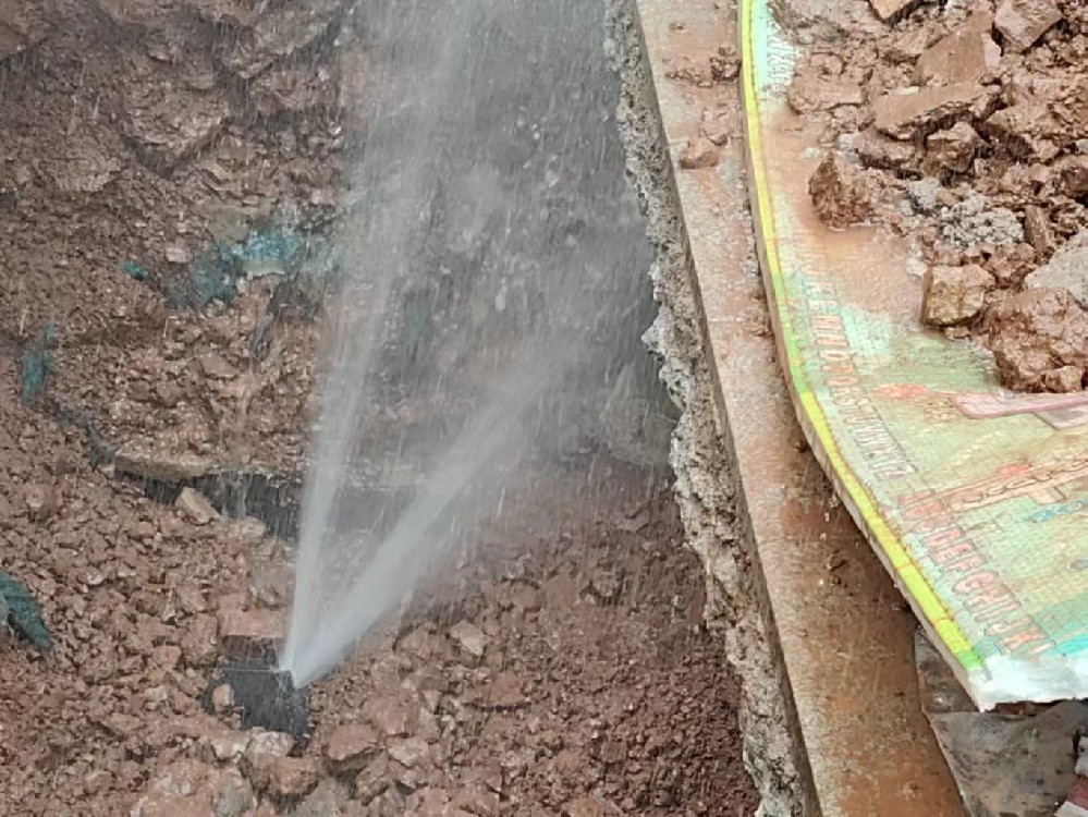 东营港经济开发区消防水管漏水检测定点开挖